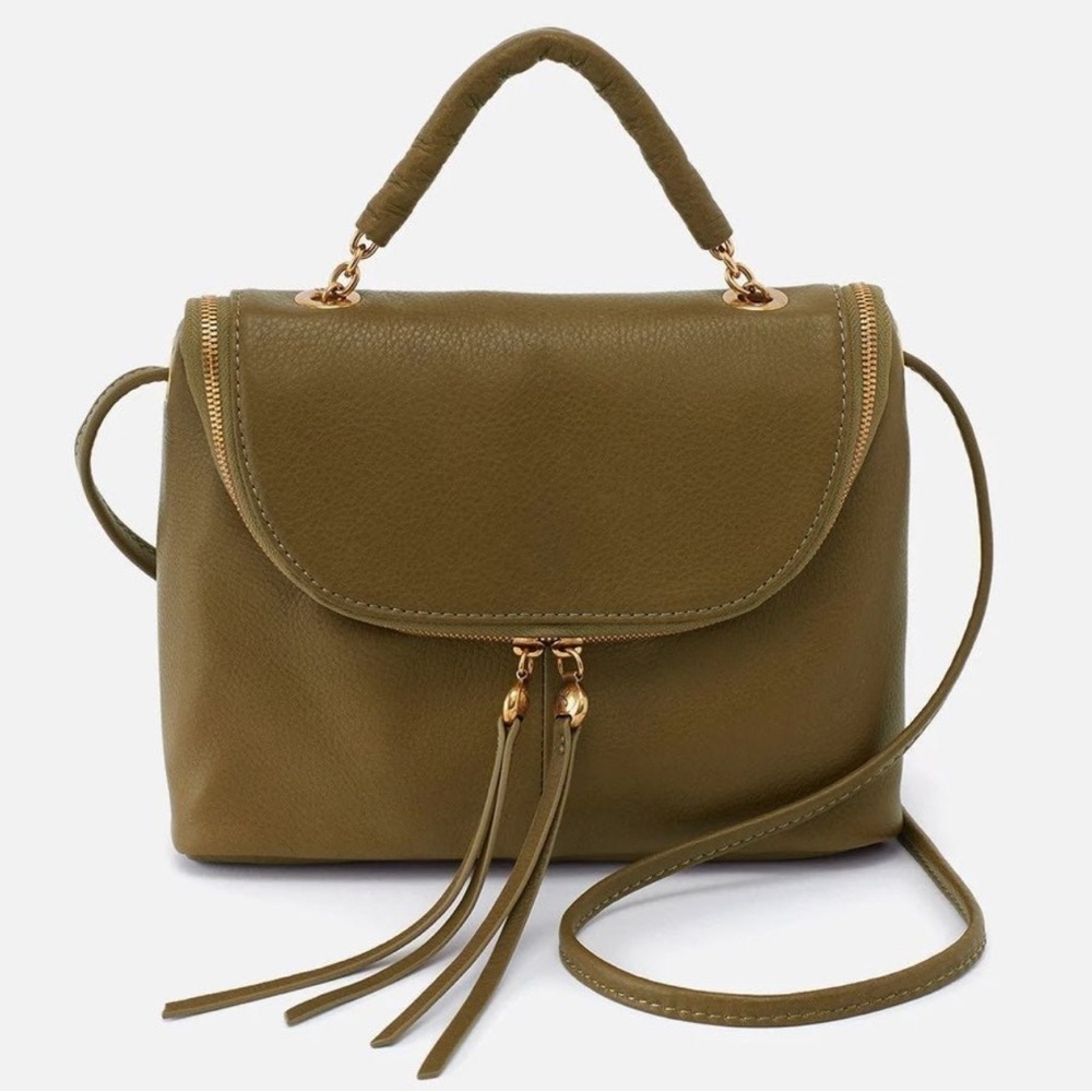 Olive Green Crossbody HOBO Fame Bag